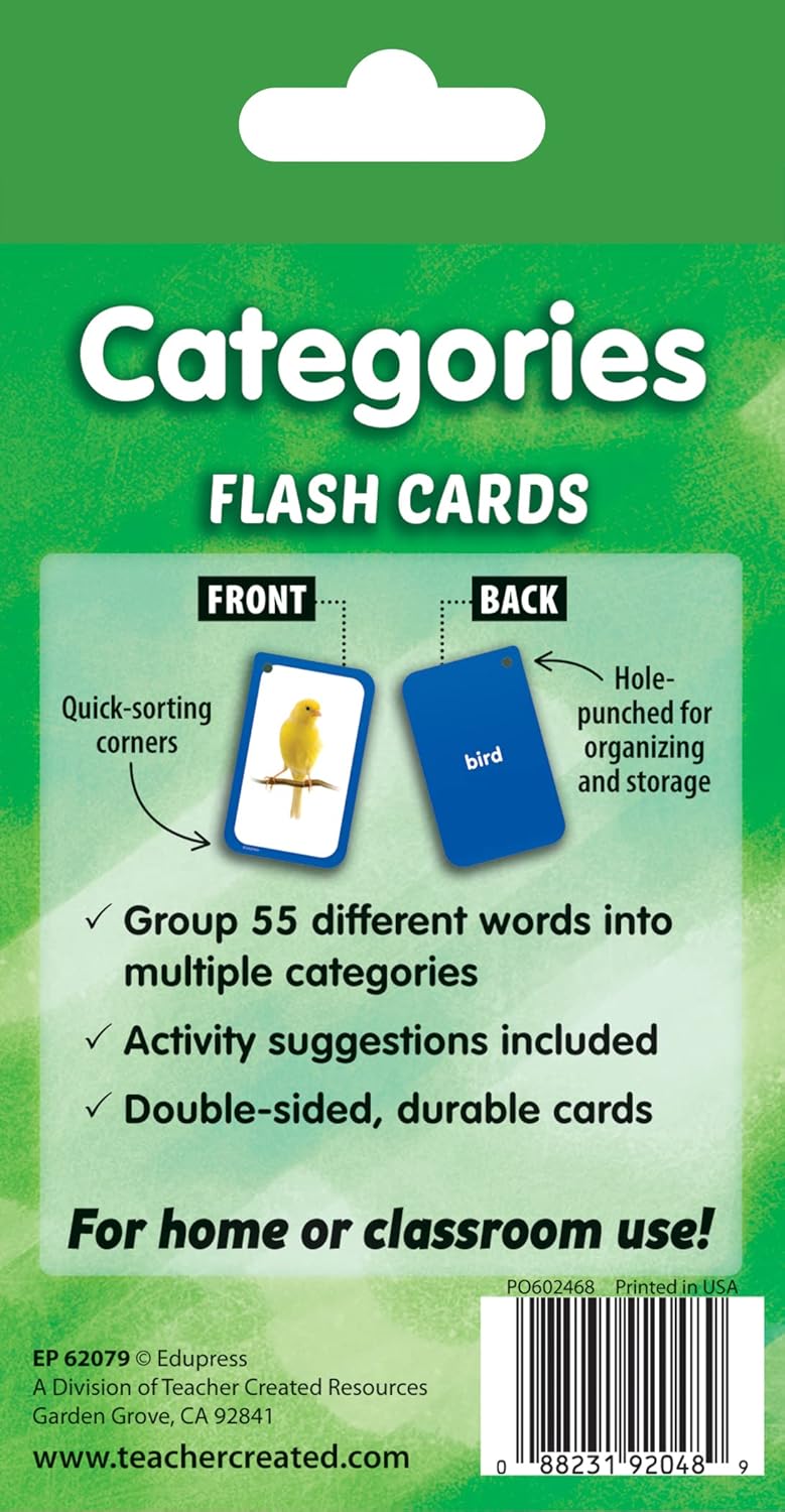 Categories Flash Cards (EP62079)