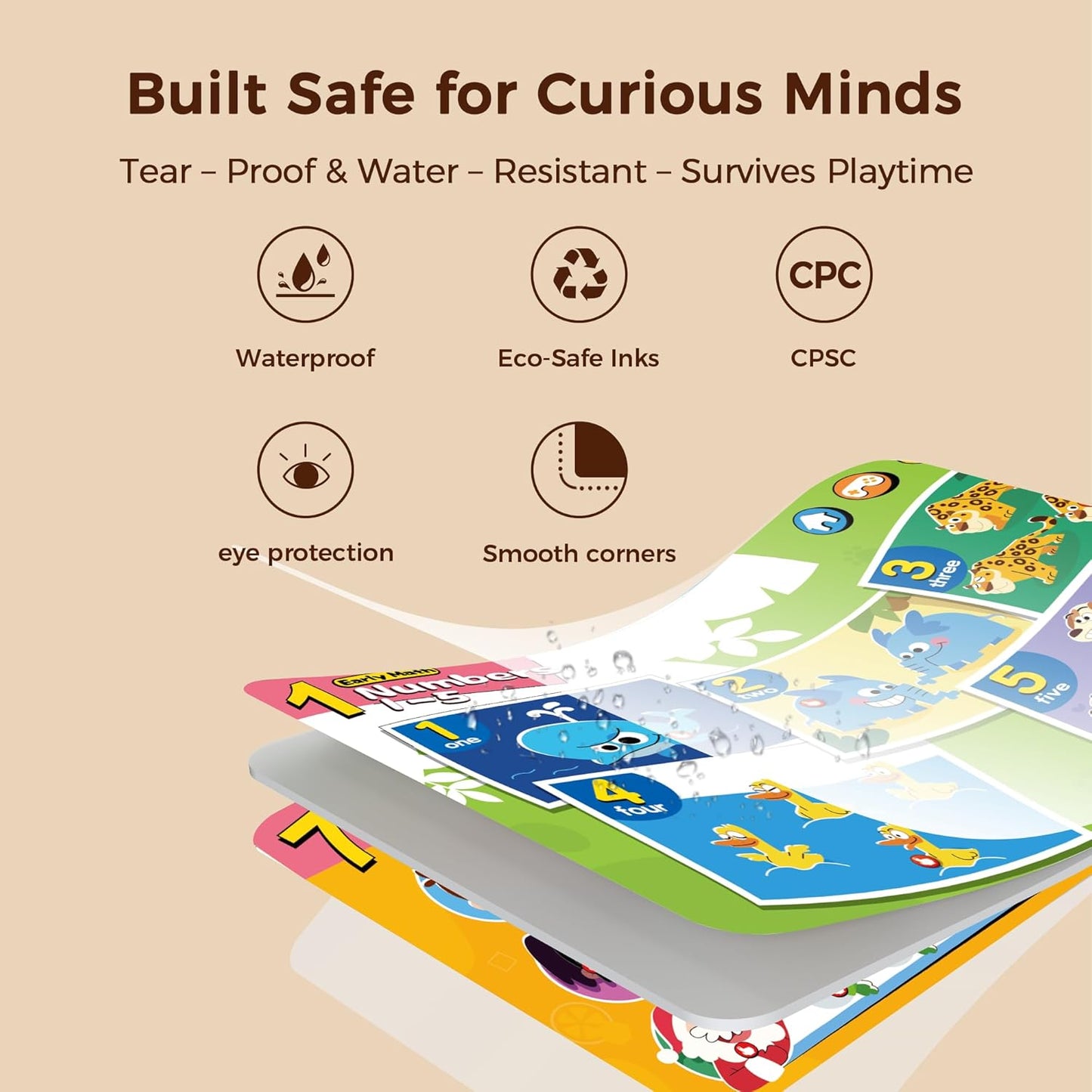 Think Academy Level 2 Flash Cards for Kids Ages 4+, Compatible with Learning Pad, Montessori-Inspired Learning Toys to Learn Phonics, Early Math, Logic, Teamwork & Daily Life