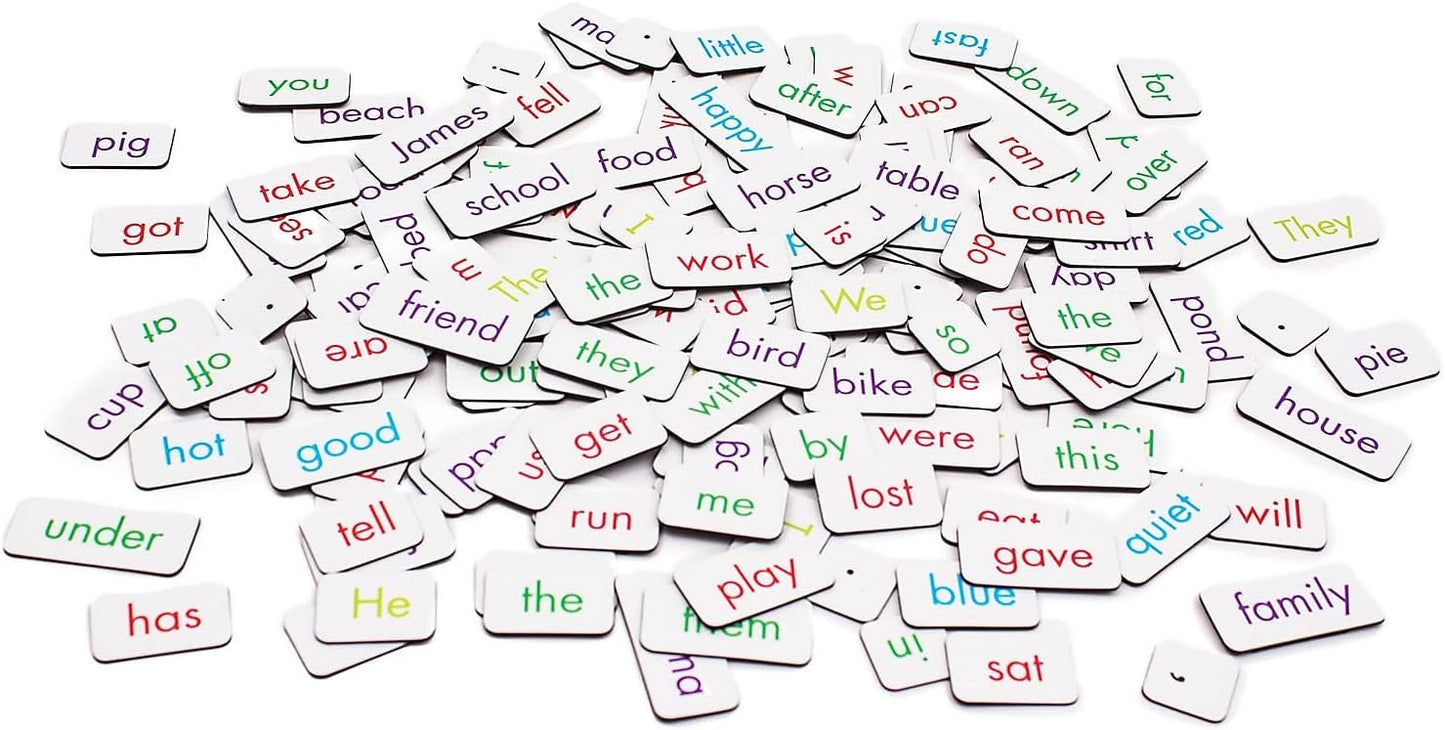 Junior Learning Rainbow Sentences, 160 Pieces, Cardboard, Magnetic
