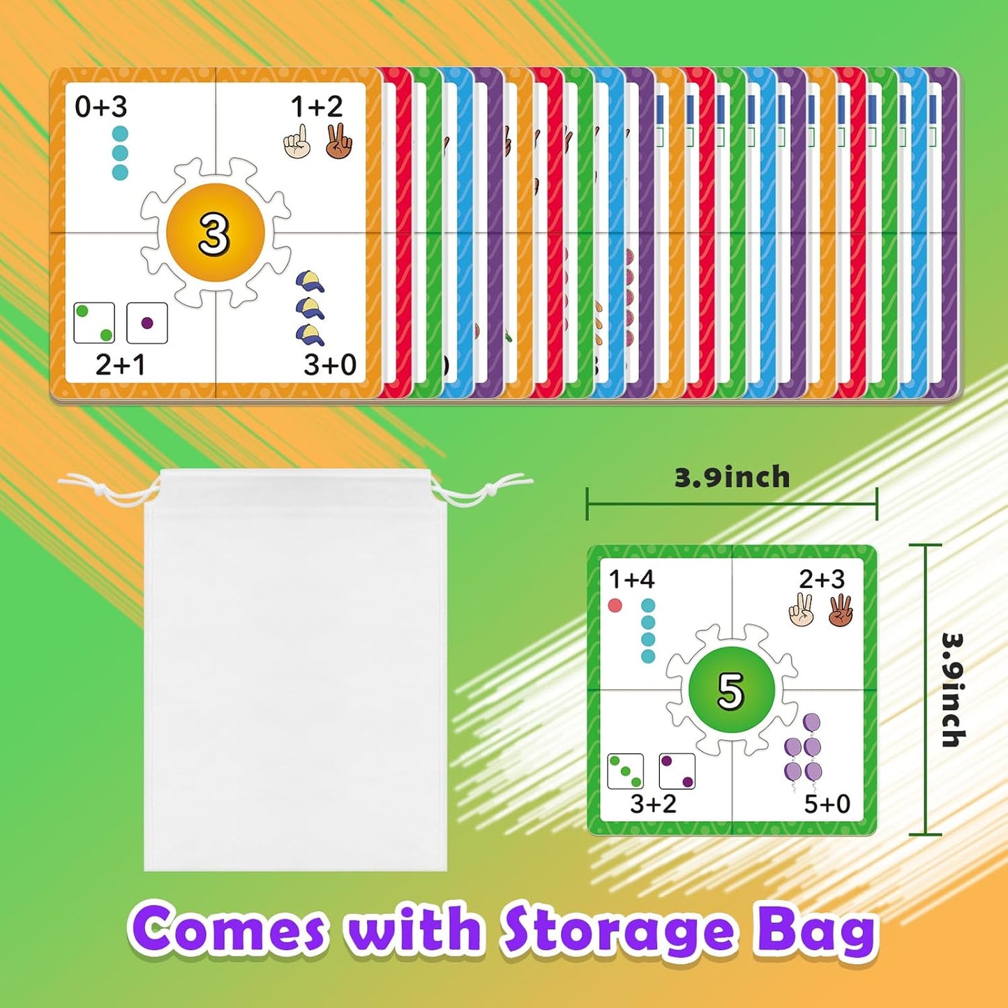 Edulok Math Games for Kids 5-7, Addition and Subtraction Educational Games, Kindergarten Learning Activities, Classroom Must Haves