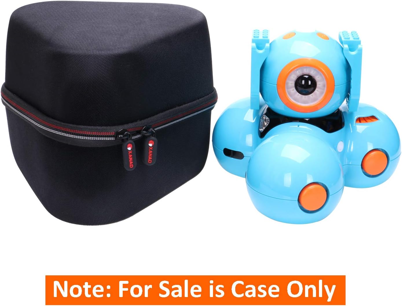 XANAD Hard Carrying Case for Wonder Workshop Dash Robot or Cue Coding Robot - Travel Storage Protective Bag Black