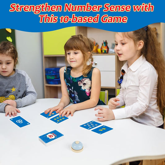 Math Games for Kids,Addition & Subtraction Games,Educational Learning Games Flash Card Gifts for Boys and Girls Ages 5 6 7 8,Counting Answer Buzzers Travel Indoor Outdoor Family