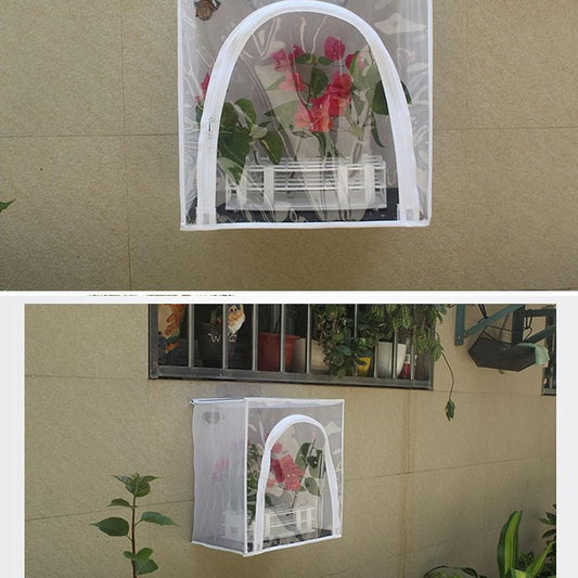 Butterflies Mesh Cage, Wall Mounted Cage for Hanging Butterflies, Small Enclosure with Adhesive Plate, Transparent Design for Observing Growing Process