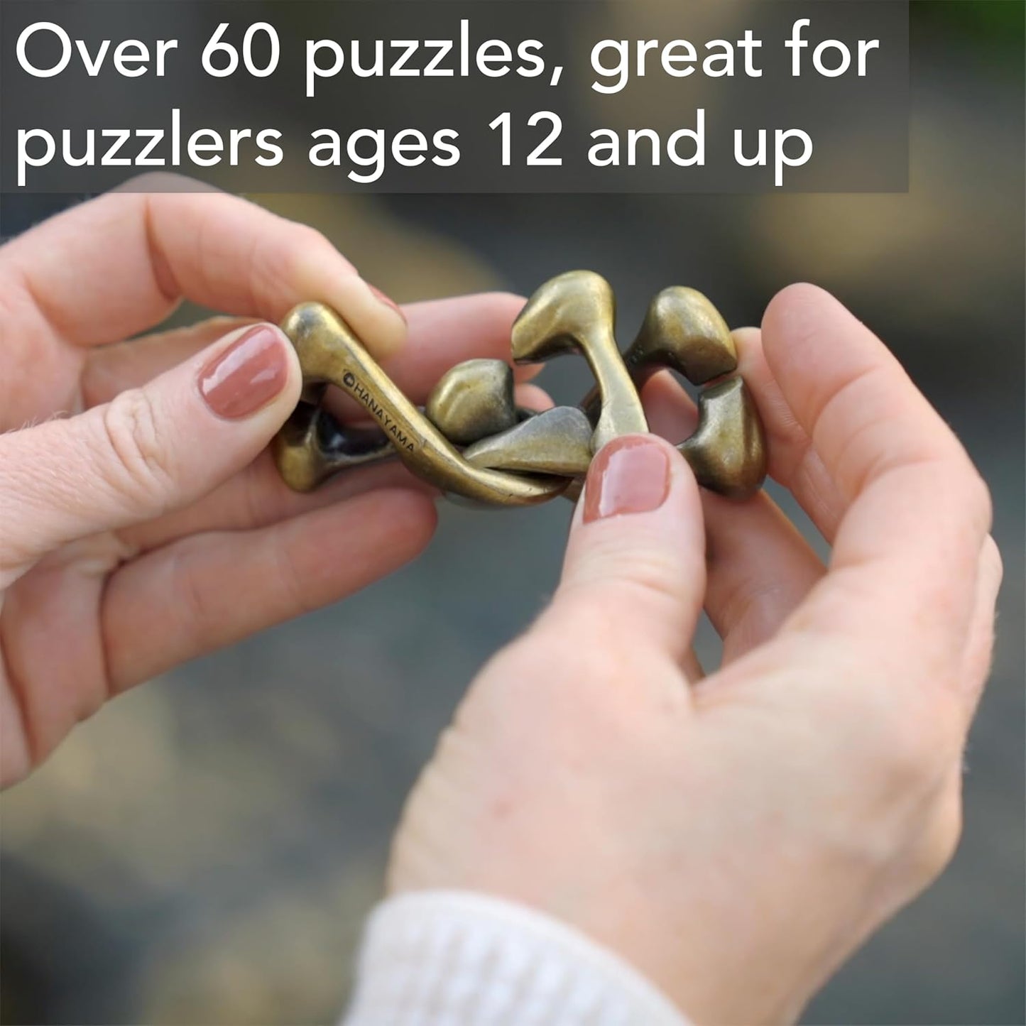 BePuzzled |Planet Hanayama Cast Metal Brain Teaser Puzzle Level 4 Mensa-Rated Puzzles for Kids and Adults Ages 12 and Up