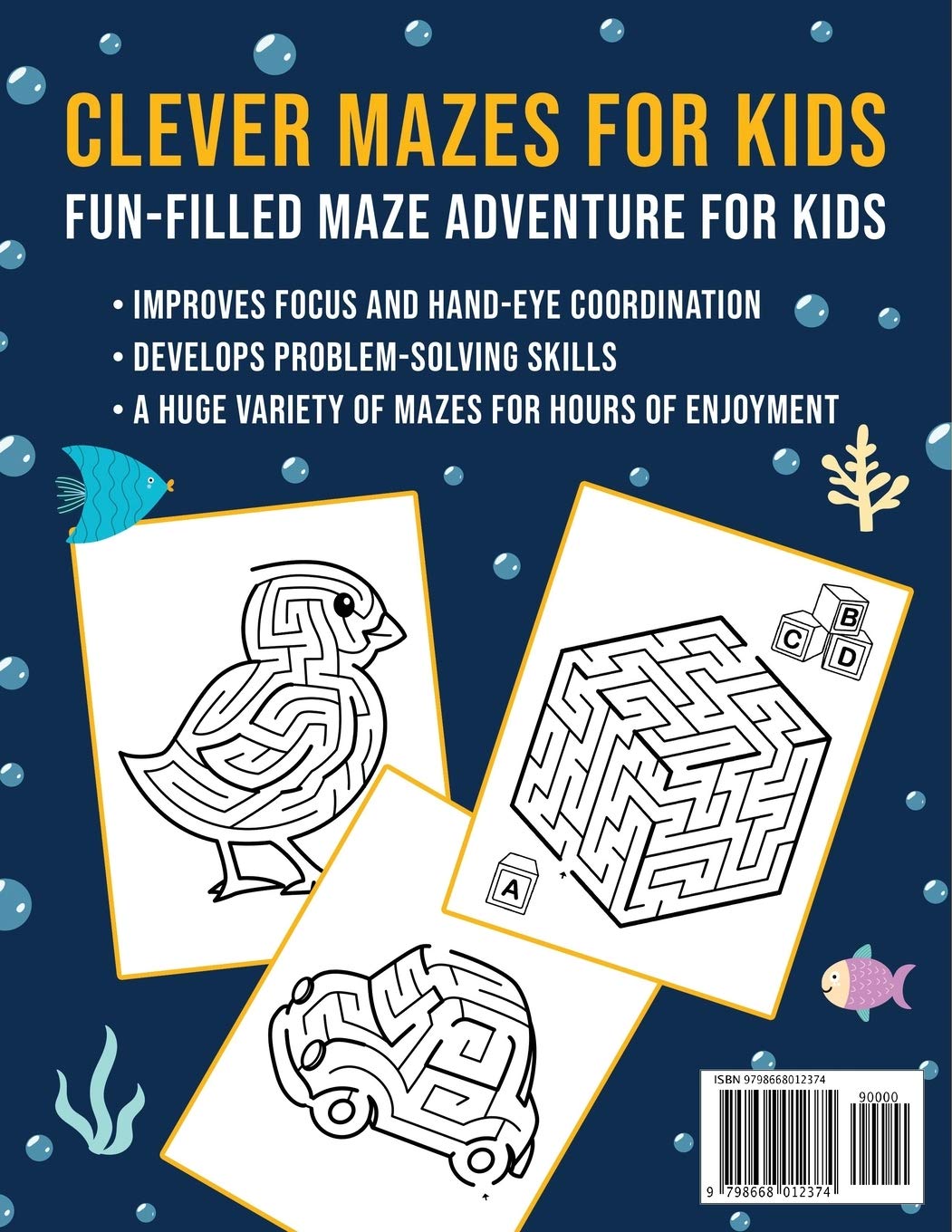 Mazes for Kids: Maze Activity Book for Ages 4 – 8 (Puzzle Books for Kids)