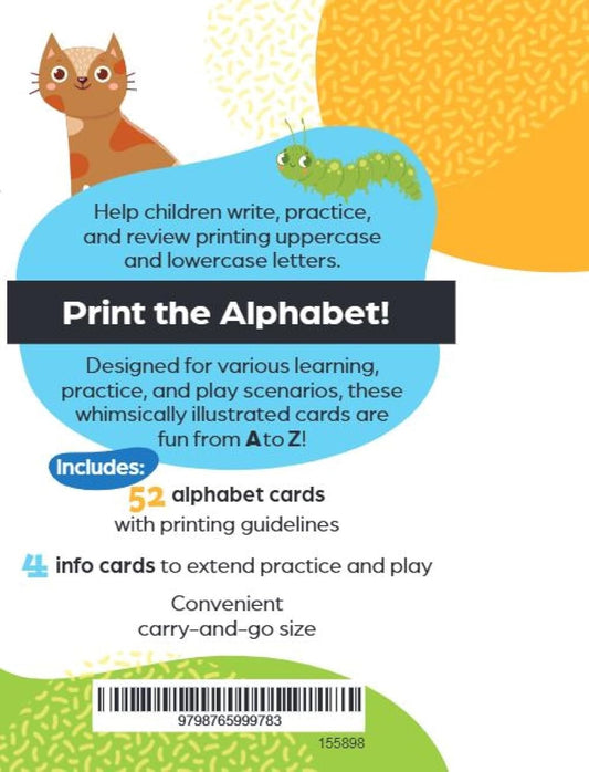 Printing Practice Alphabet Flash Cards (Flash Card Series)