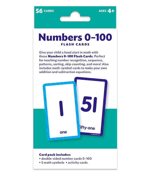 Flash Cards: Numbers 0 - 100