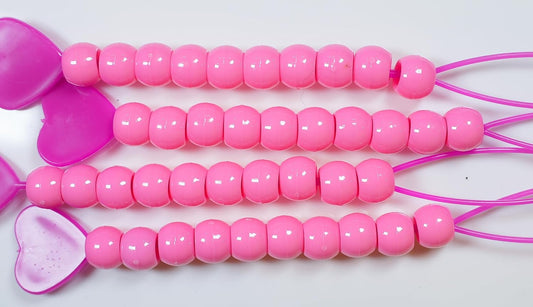 BeadBox: Sustainable Hair Beads for Kids, Reusable Organizer Storage Solution | 160 Hair Beads for Kids | Automatic Hair Bead Threader (Candy)