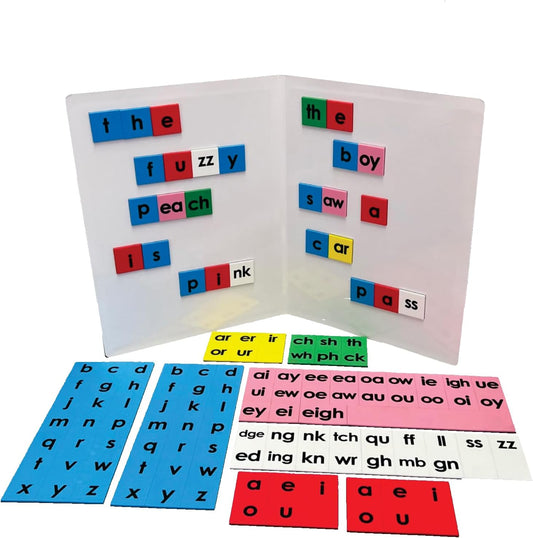 Elementary Magnet Set with Folding Board Made in the USA with Solar Power