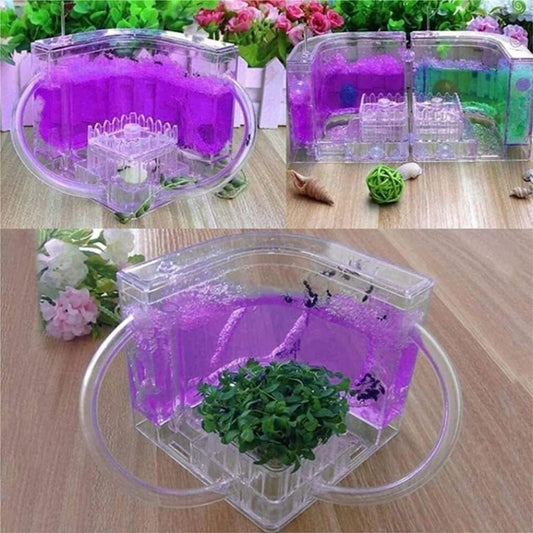 Ant Habitat Ant Farm Ant Castle Ant Castle Ant Studio Habitat Ant Farm Education and Learning Science Kit Ant Nest Farm for Learning Kit Ant Nest Ant House Ant Nest Farm(Pink), 22cm