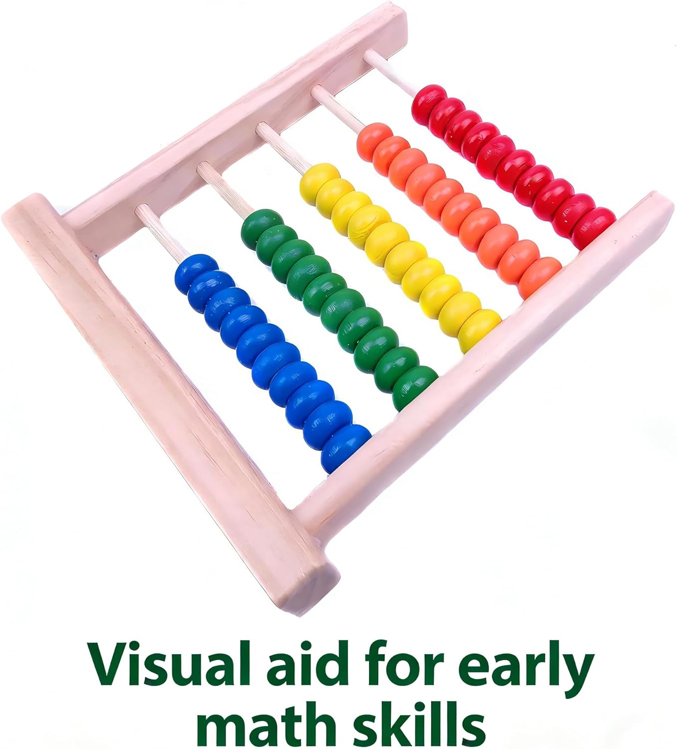 Miniature Counting Frame,5 Rows,Learning Mathematics Abacus