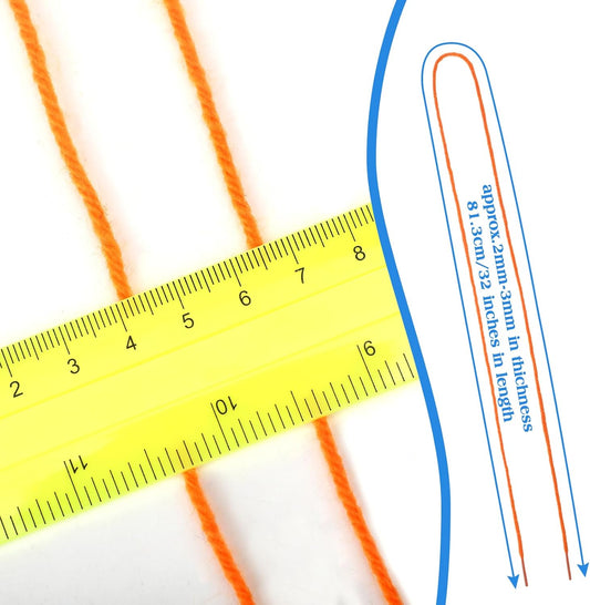 Timgle 200 Pcs Tipped Lacing Yarn for Kids Colored Threading for Beading Colorful Craft String Creative Beading Cord for Weaving Jewelry Making Crafts Arts Stringing Projects Supplies Motor Skills