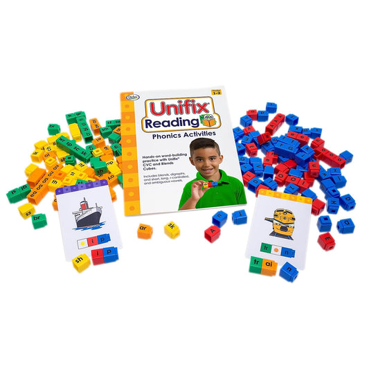 Didax Unifix Reading Phonics Activity Kit, Grades 1 to 2