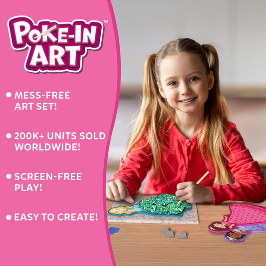 Skillmatics Poke-in Art - Magical Unicorn Dream Decor, Mess-Free Fun for Kids, DIY Wood Craft Kits, Screen-Free Activity, Gifts for Ages 4, 5, 6, 7, 8, 9