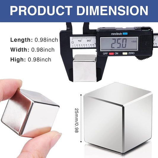 MIKEDE Neodymium Magnet Super Strong, Super Strong Powerful Rare Earth Magnets for Stud Finder and Science Project- One Piece