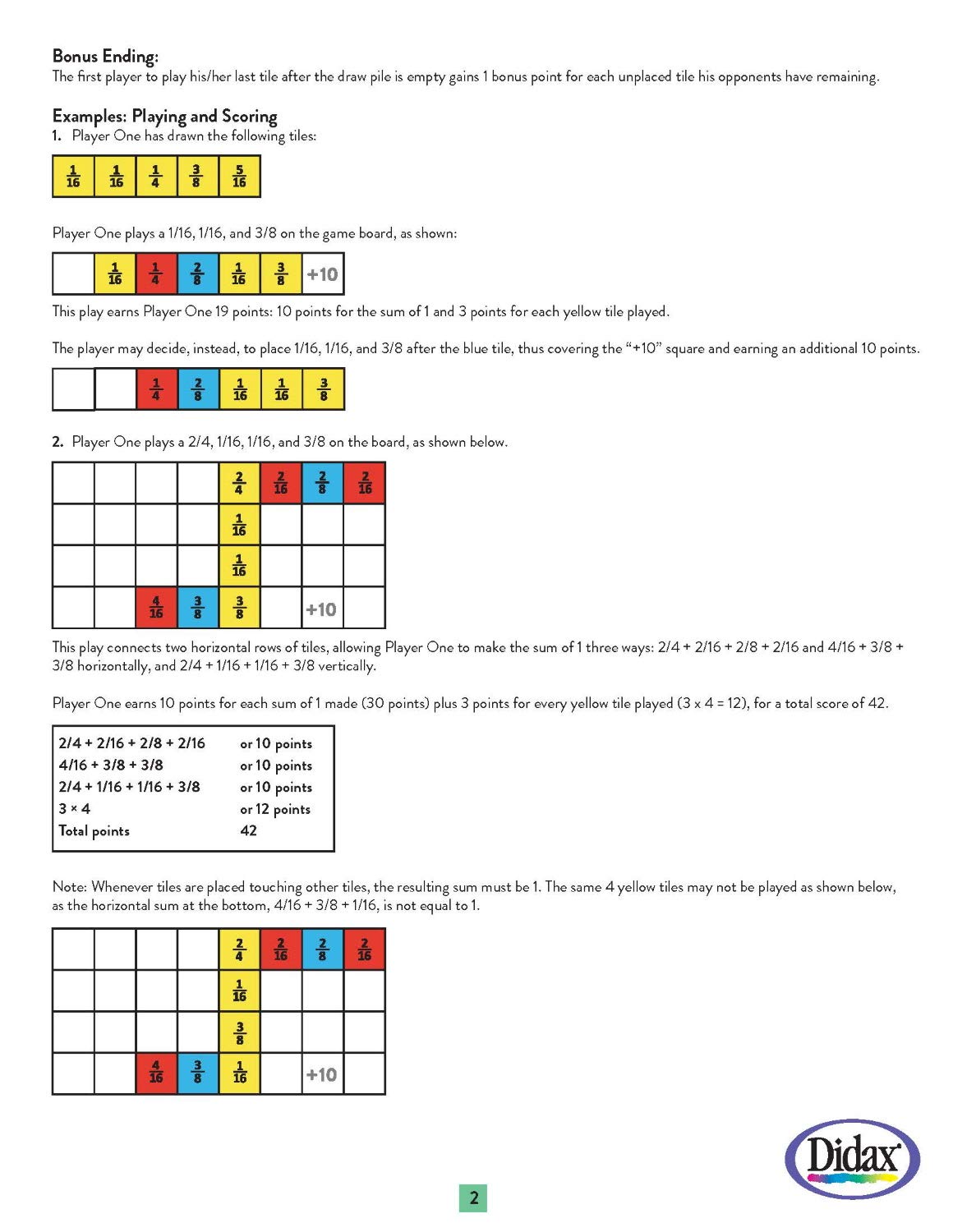 Didax Educational Resources Sum It Up! Sums of Fractions, Decimals, Integers