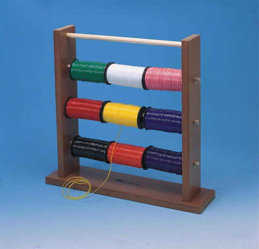 S&S Worldwide Color Splash!® Budget Lacing Assortment, 100-Yd Spools, 15 Colors for Creative Projects