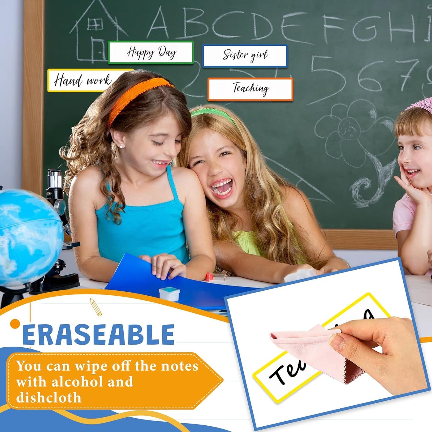 16 Pcs Classroom Schedule Magnets Reusable Today's Schedules Magnetic Course Labels with Dry Erase Blank Magnetic Labels for Bulletin Board Whiteboard Homeschooling (Course Schedules)