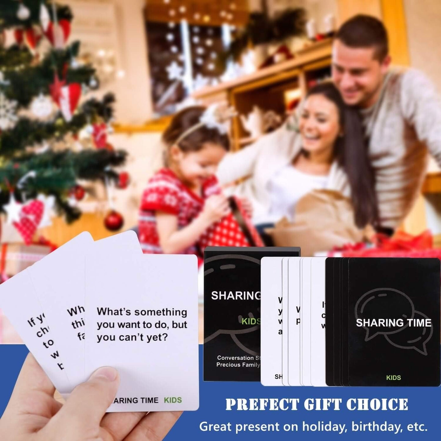 Family Games for Kids and Parents - 120 Thought-Provoking Kids Conversation Starters, Fun Family Activities Question Card Games for Raod Trip Car Travel, Great Parent-Child Relationship Building
