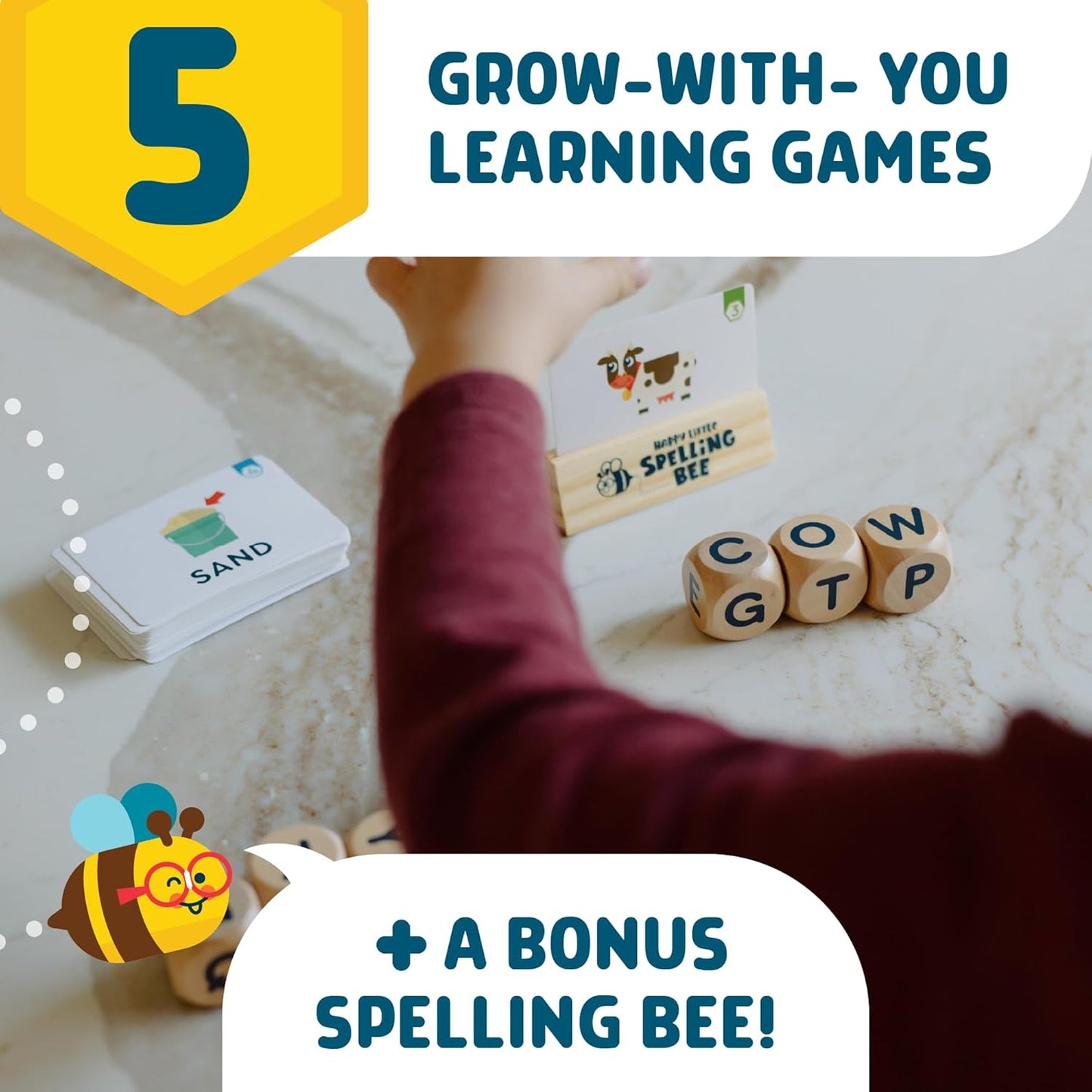 Chuckle & Roar Spelling Bee Dice Game