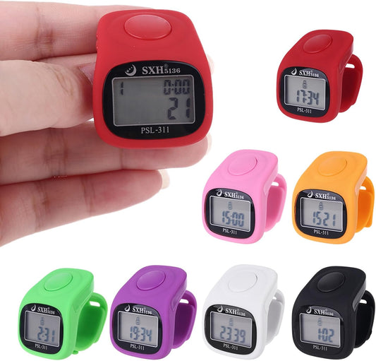 Finger Counters 6 Digital LED Electronic Finger Counter Mechanical Manual Clicker Number Lap Counter Remind Counter Assault Bear Keg