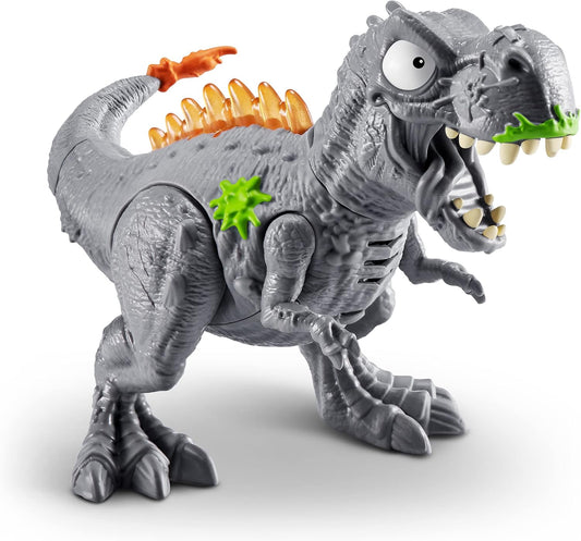 Mega Jurassic Light Up Dino Egg (T-Rex) by ZURU Collectible Egg with Over 25 Surprises, Volcano Slime, Fossil Toy, Dinosaur Toys, T-Rex Toy for Boys and Kids
