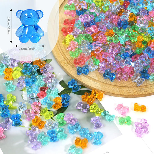 320Pcs Resin Animals Figures,Mini Counting Bears,Mini Resin Bears, Tiny Miniature Figurines Bear to Hide, Bulk Mini Teddy Bears for Kids, Counting Manipulatives, Valentine’s Gifts