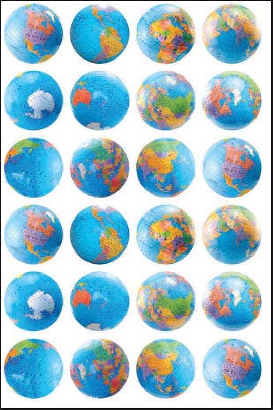 Hygloss Globes Stickers