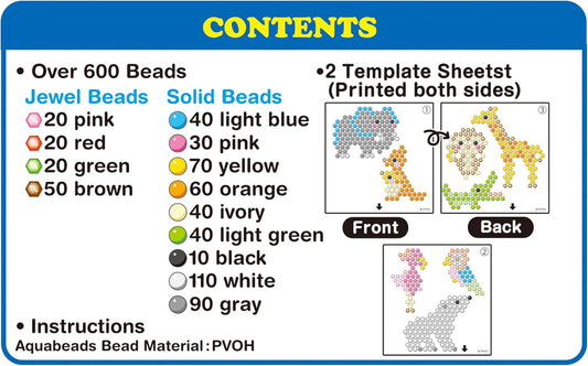 Aquabeads Zoo Life Theme Refill Set