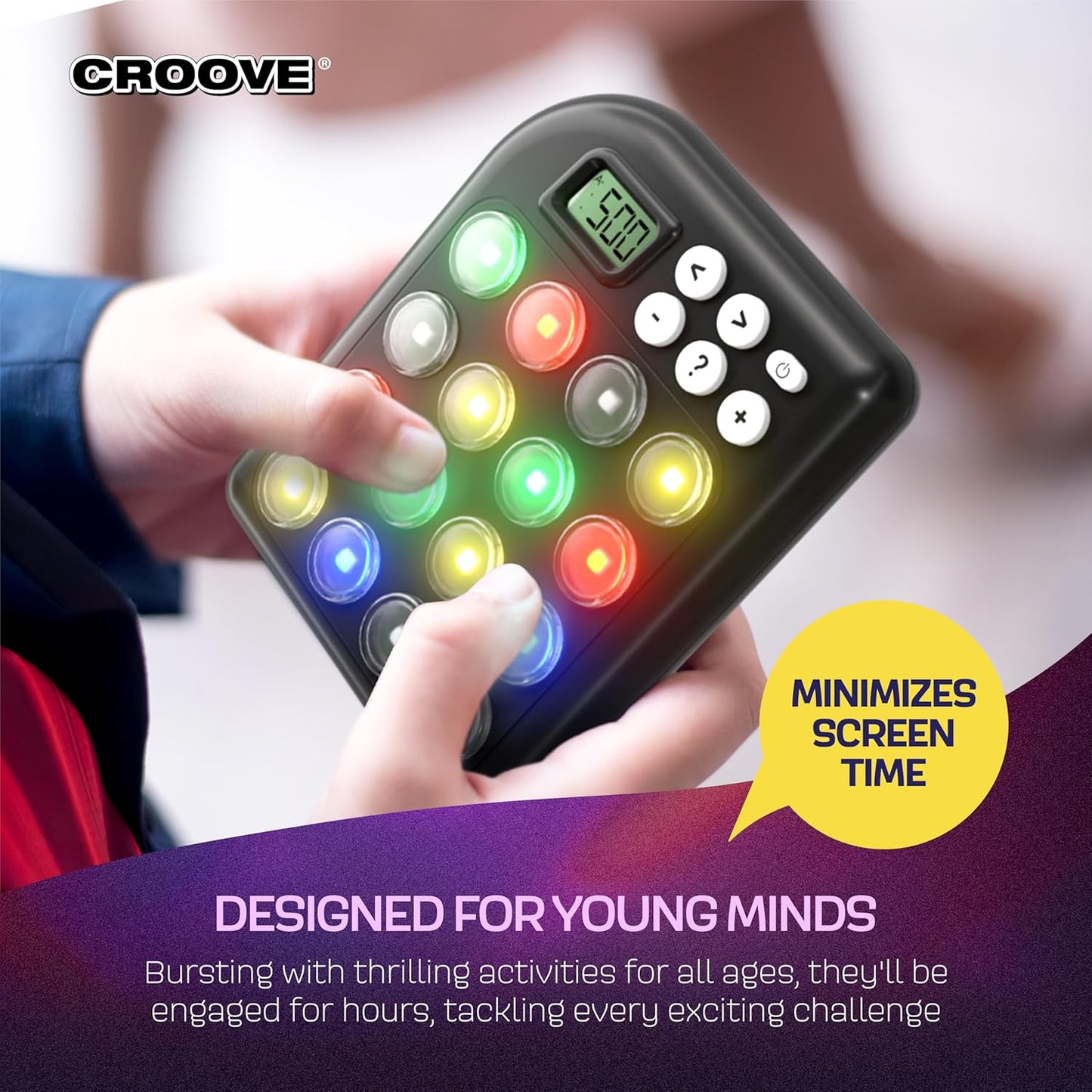 Croove Brain Teasers & Memory Game, 6 Fun Games for Kids, Easter Basket Stuffers, Cool Stocking Stuffers Toys, Best Activities for Boy, Gift Ideas for Boys & Girls Ages 6-8 9 10 11+ Year Old