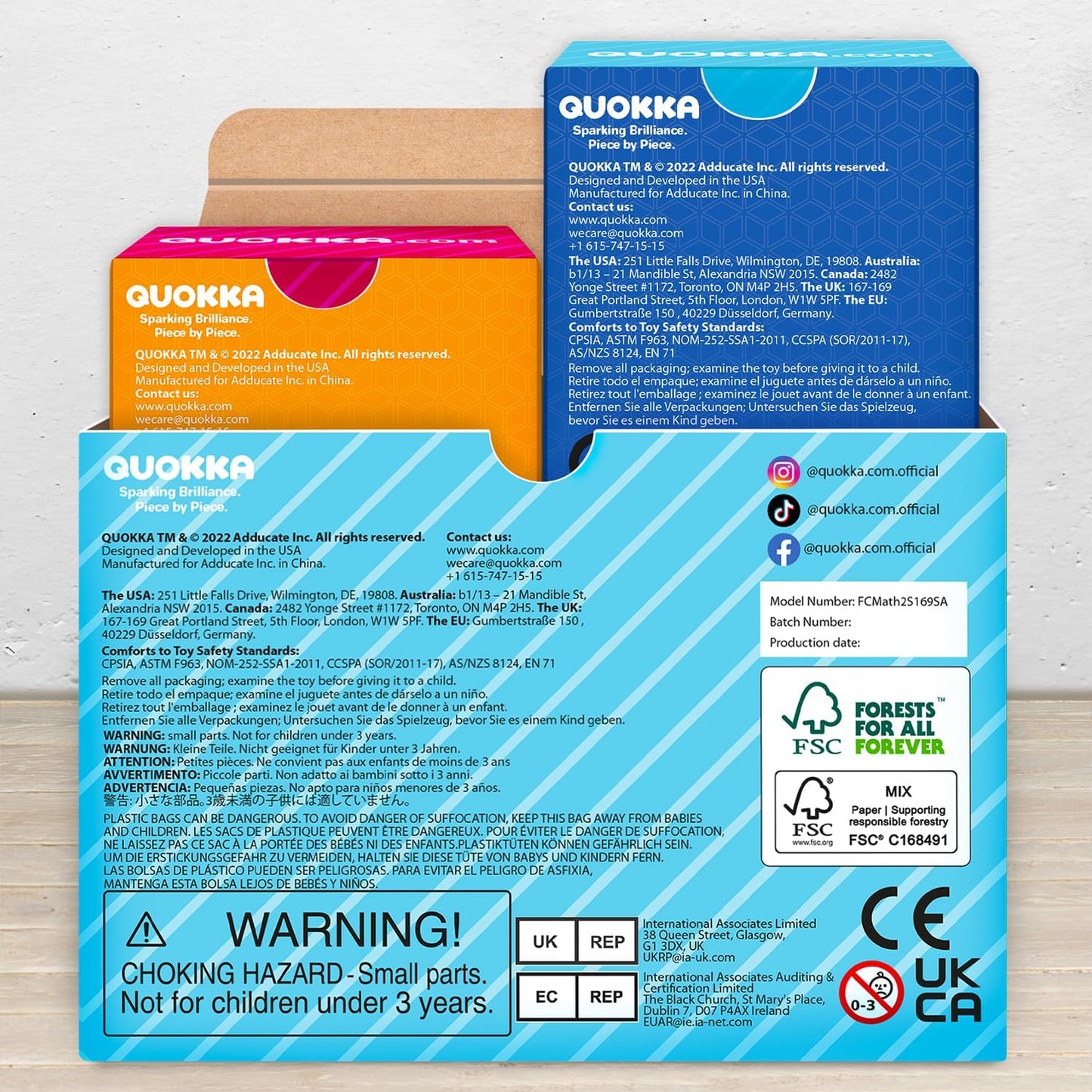 QUOKKA Multiplication and Division Flash Cards for Kids Ages 4-8 – 338 Math Flashcards for Kids 5-7 - Visual Aids | Sorting Rings | Reference Cards – Math Games 1st to 3rd Grade for Classroom & Home