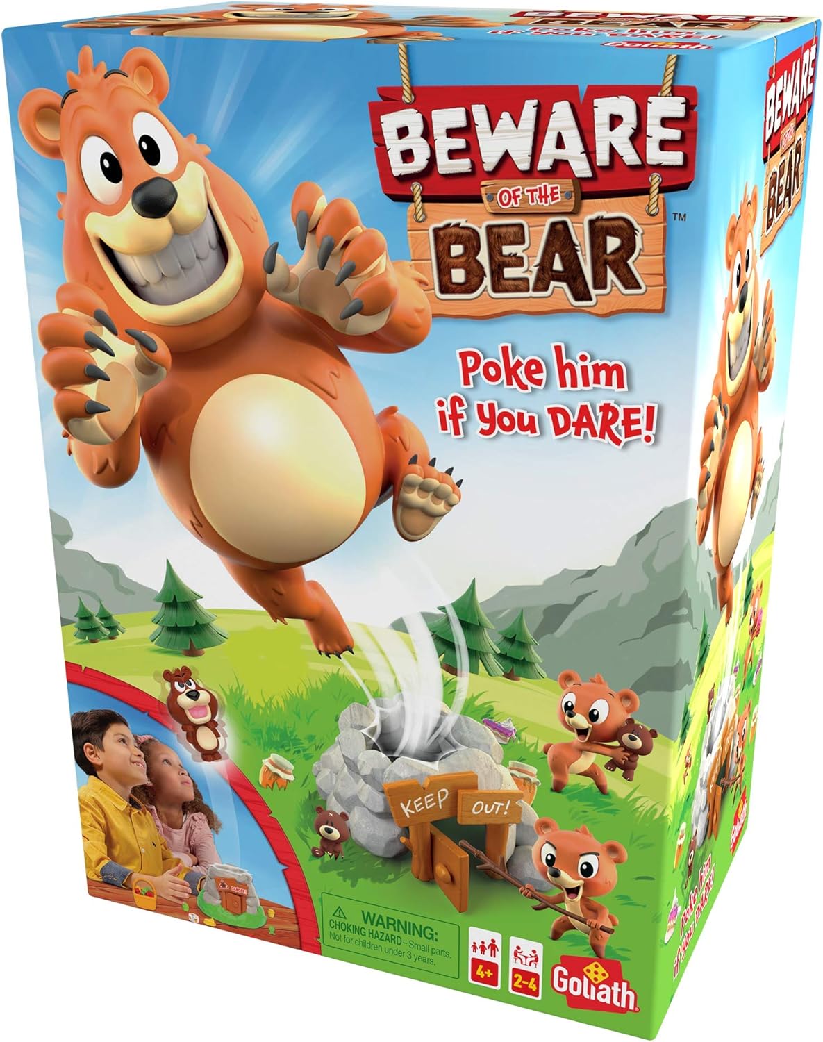 Goliath Beware of The Bear - Poke The Bear and Sneak The Goodies Before He Wakes Up Game by Goliath