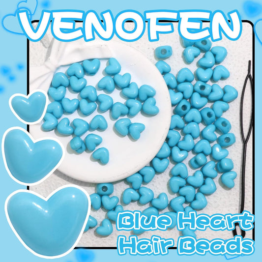 90PCS Light Pink Heart Beads for Braids Hair Jewelry Loc Dreadlock Accessories Cute Heart-Shaped Pony Bead