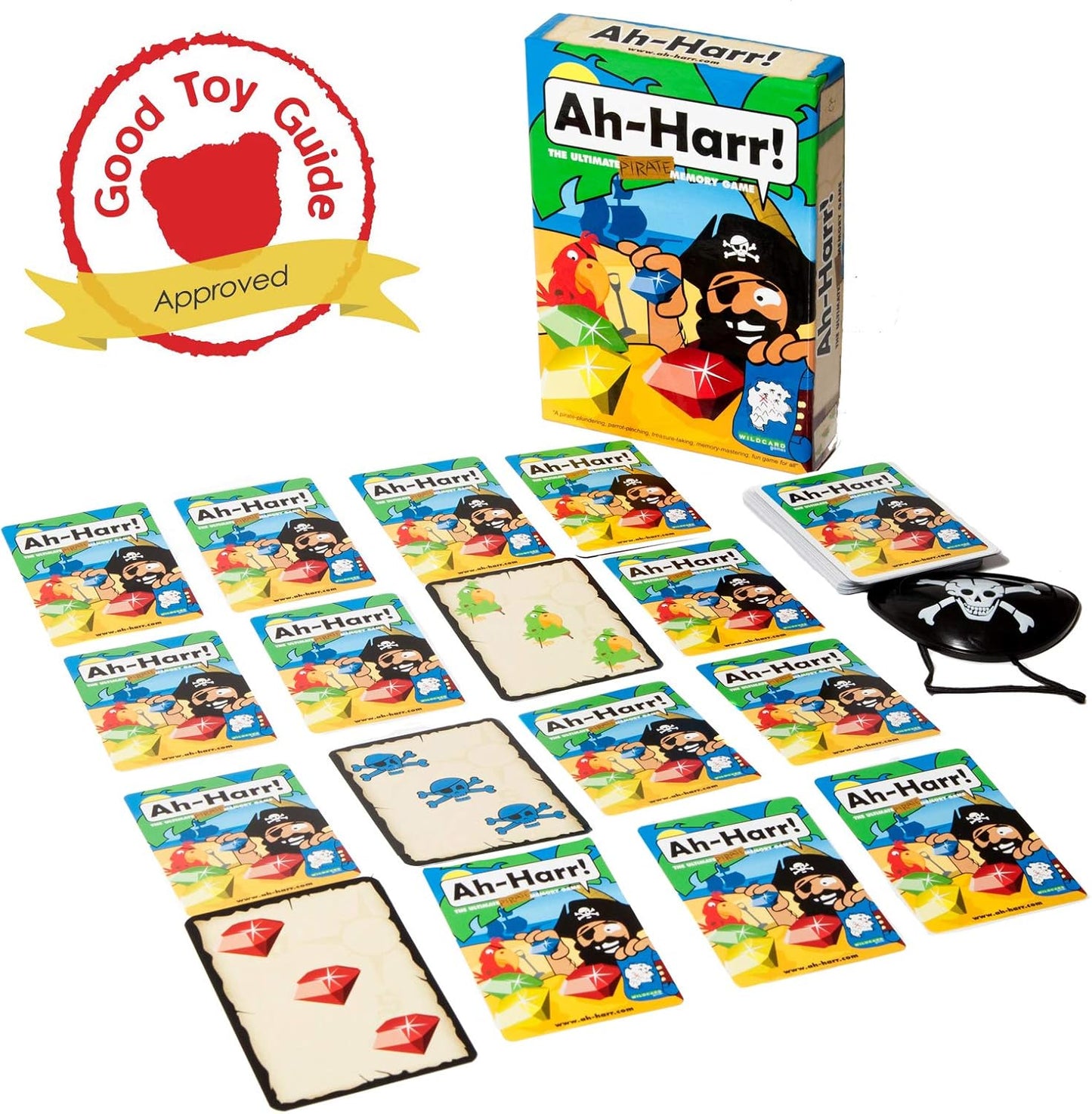 Ah-HARR! - The Ultimate Pirate Memory Matching Card Game for Kids and Adult Pirates