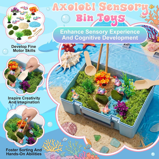 Jenaai Dinosaur Sensory Bin Dinosaur Excavation Archaeology Dig Kit Dino Skeletons Bones Puzzle Game Sandbox Storage with Lid Sand for DIY Making Kit Decoration Gifts Pretend Learning Construction