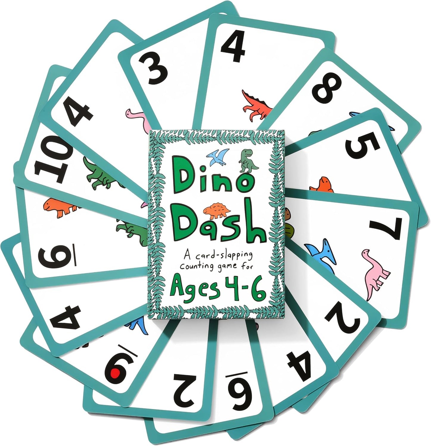 Niche Nation Games Bug Bash Card Game- Award-Winning Kids Brain Game for Ages 7-12 - Quick-Counting Bug-Slapping Game Fast, Fun, and Frenetic - Smart Card Game for Kids 7-12 and 2-4 Players