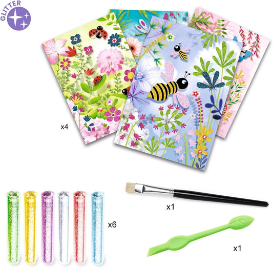 DJECO Butterflies Glitter Craft Kit