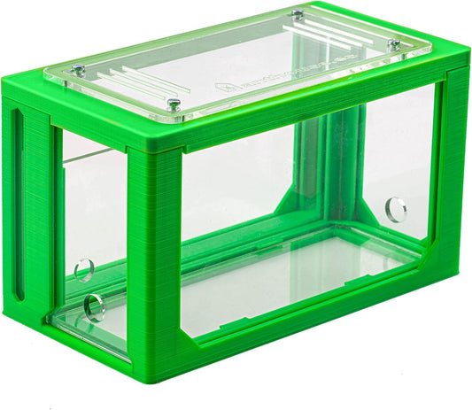 Anthouse.ES - 3D Aquarium-Style Natural Ant Farm - Sand Ant Farm - Complete Kit with Sand and Accessories - Starter Model 20x10x10 cm - Grey Color