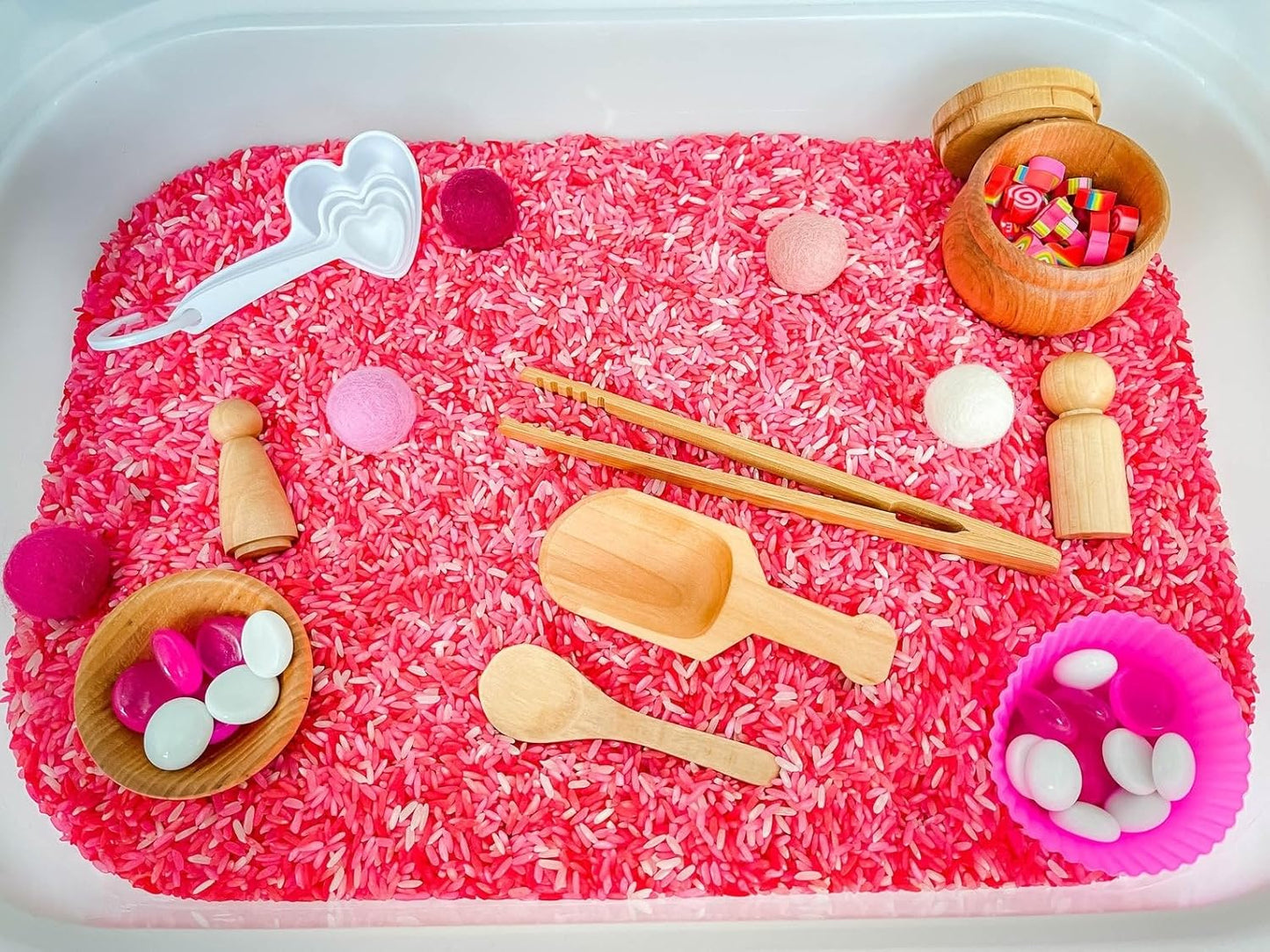 Kids Sensory Bins Montessori Sensory bin, Sensory Toys, Sensory Bins, Sensory Bin for Preschoolers (Pastel Bunny)