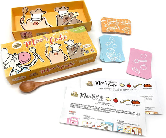 Moo’s Code Card Game for Young Kids | Listening & Concentration | Ages 5+ | for 3 to 6 Players | Educational Game
