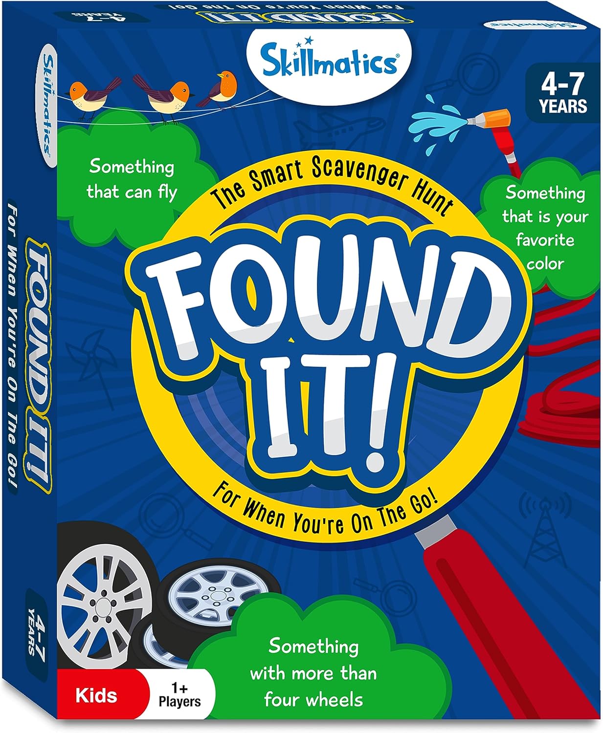 Skillmatics Outdoor Scavenger Hunt Card Game - Found It, Learning Toys, Educational Game Collections, Gifts for Kids, Boys, Girls and Families, for Ages 4, 5, 6, 7, Perfect for Home, School, Playdates
