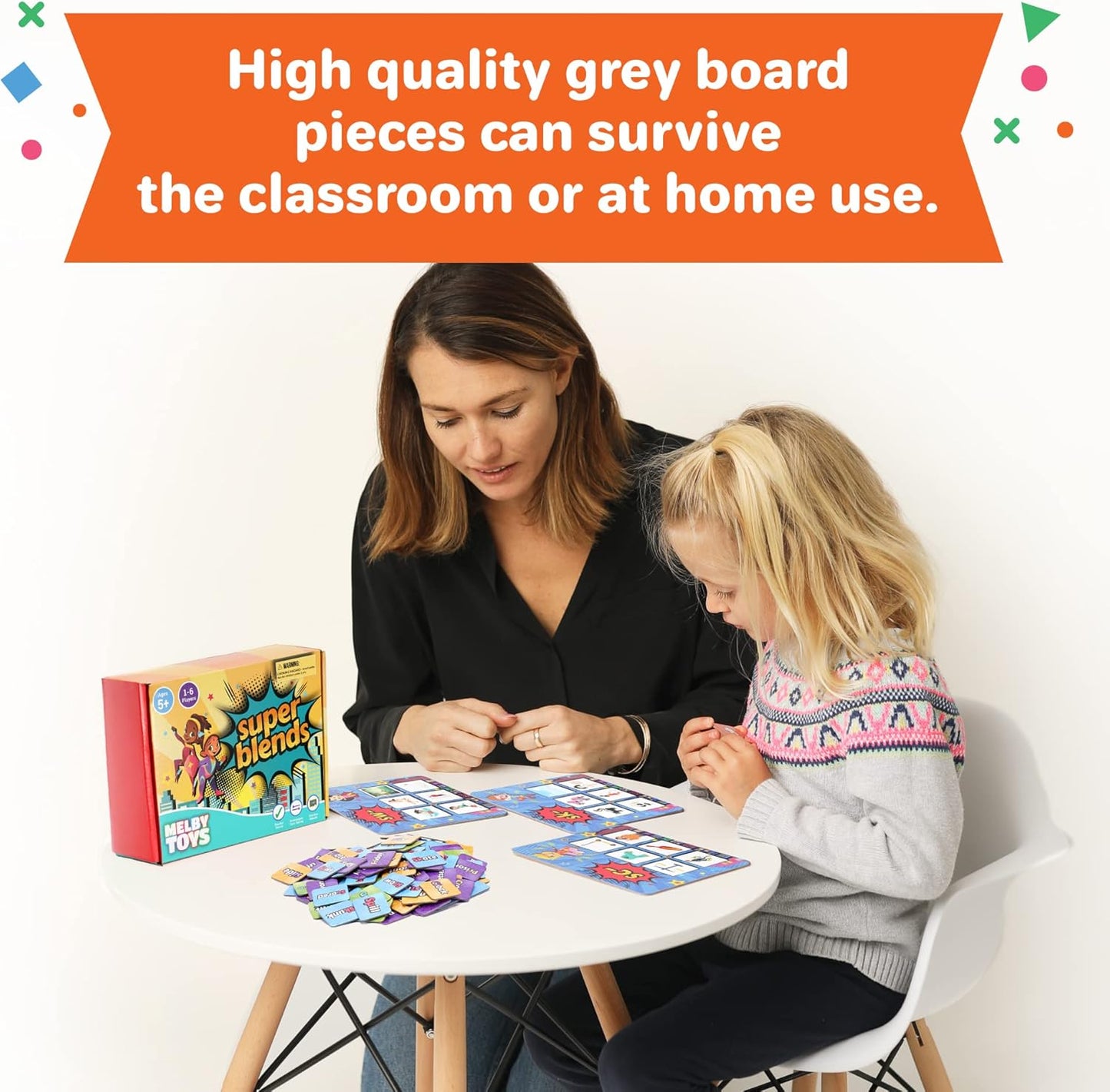 Super Blends Phonics Reading Game (22 Blends) - Phonics Games for Kids Ages 6-8, Reading Games for Emerging Readers, Best Resources for Parents and Teachers