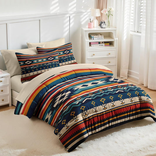 Nesker Comforter Set Twin Size, Science Lab School 5 Pcs Bedding for Kids and Adults, Medical University Chemistry Bed Sheet Sets with Fitted Sheet Pillowcase & Sham