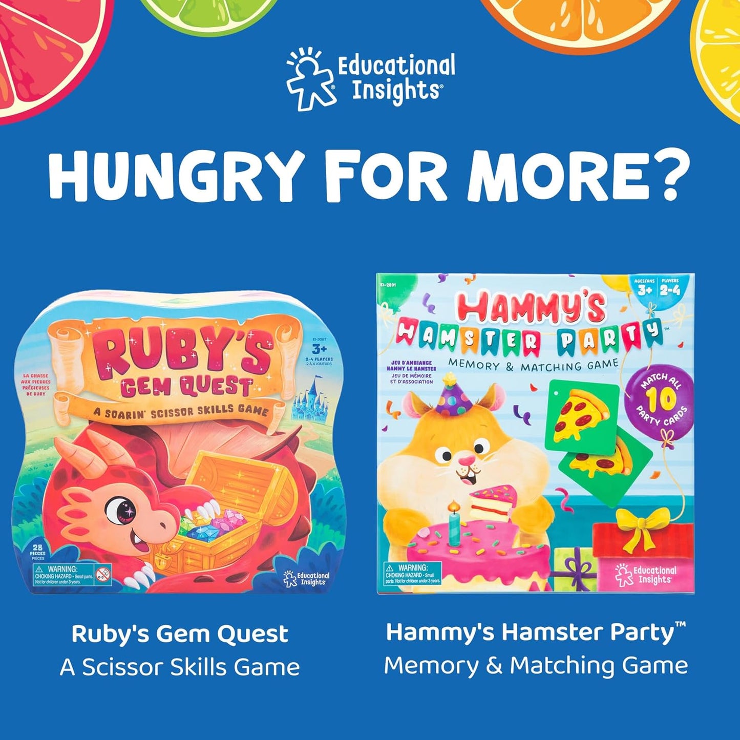 Educational Insights Snack or Splash - Learning Games for Kids Ages 4-8, Toddler Board Games, Strategy Topple Game, Tabletop Family Board Game, Preschool Fine Motor and Color-Matching Toys