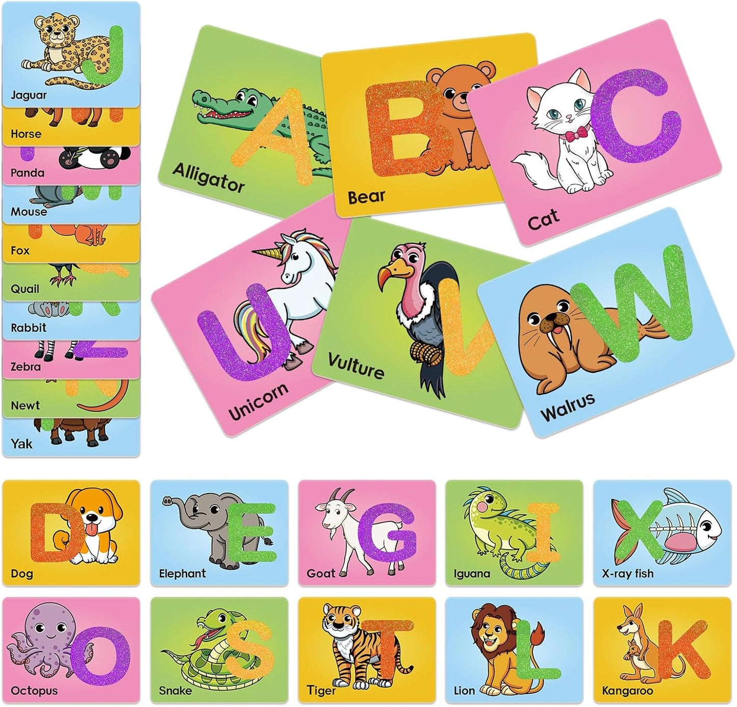 Broytain Sandpaper Letters Cards for Toddlers 3+,Word Games,Speech Therapy Toys for 3 4 5,Sensory Products, Educational Flash Cards,Learn Animals and Others