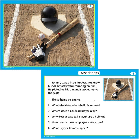 Super Duper Publications | Webber Inferencing Big Photo Flash Cards | Predicting, Reasoning and Critical Thinking Skills Fun Deck | Educational Learning Materials for Children