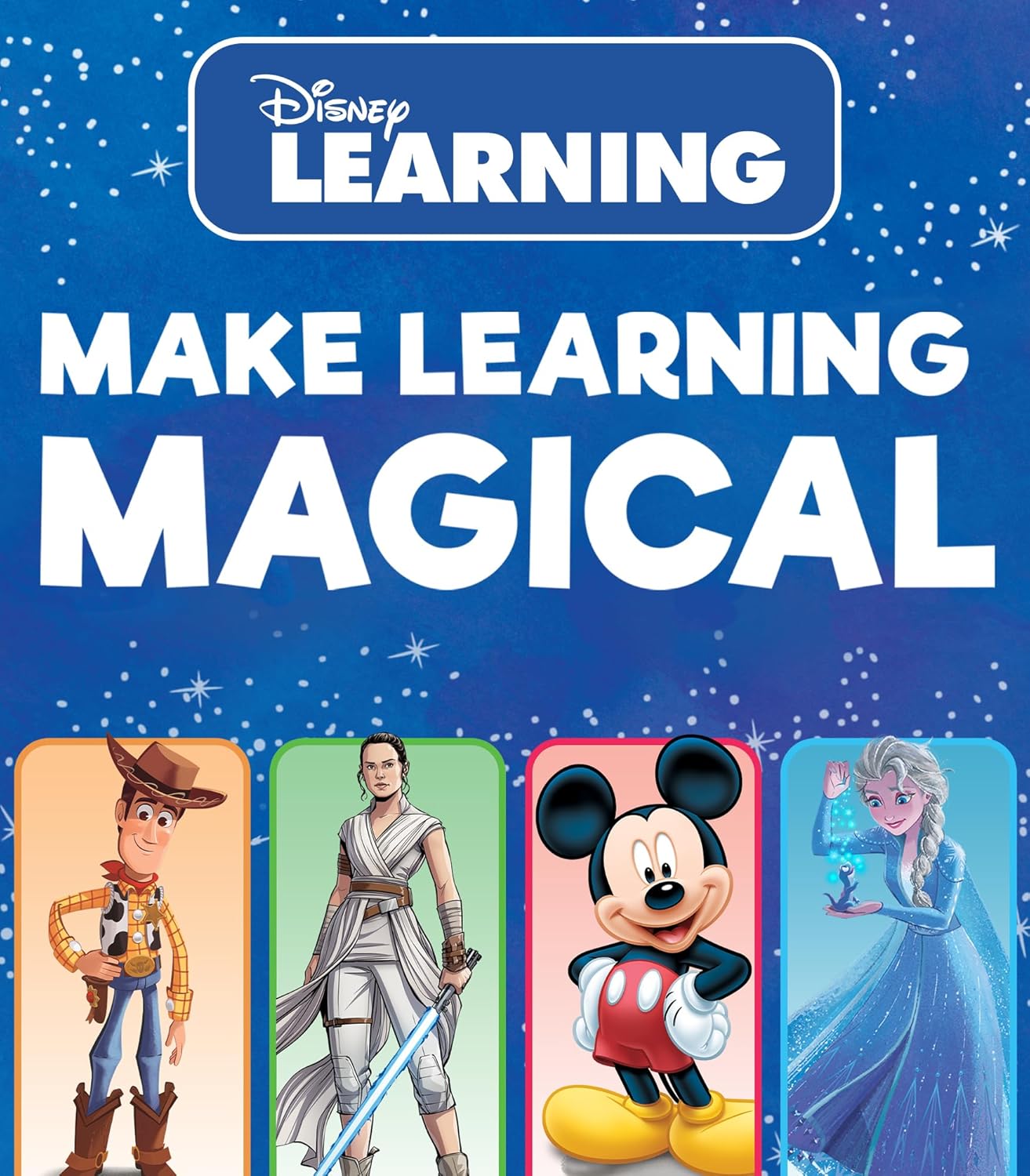 Disney Learning Mickey & Friends BIG First Words Flash Cards for Kids Ages 4-8, Sight Words Flash Cards and Letter Tracing Practice,Preschool, Kindergarten and 1st Grade, Phonics Flash Cards