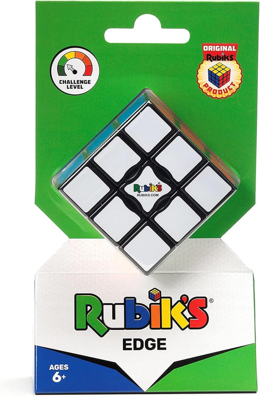 RUBIK'S, SPIN MASTER Rubik's 3x1 Edge Original Cube Beginner Professional Color Cobination Puzzle Problem Solving One Layer Suitable for Kids Age 8+