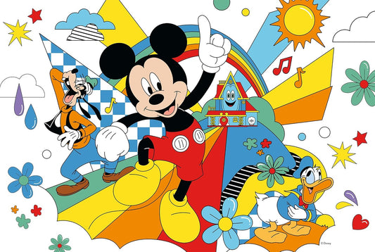 Buffalo Games - 50 piece Giant Floor Puzzle - Disney Clubhouse - Educational Puzzles for Kids Ages 4 and up - Large Pieces - 2 feet x 3 feet