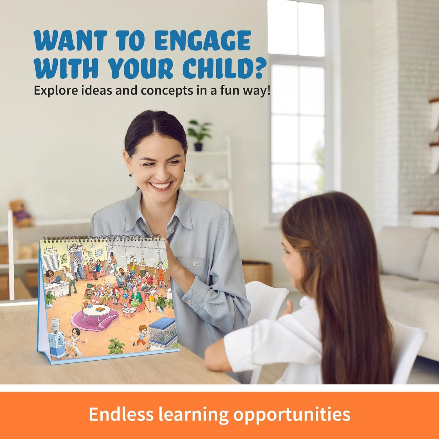 Picture Book and Emotion Cards, Picture Story Cards, Social Emotional Learning Activities, Autism Homeschooling, Educational Busy Book, Speech Therapy Materials (WH Question Flipbook)